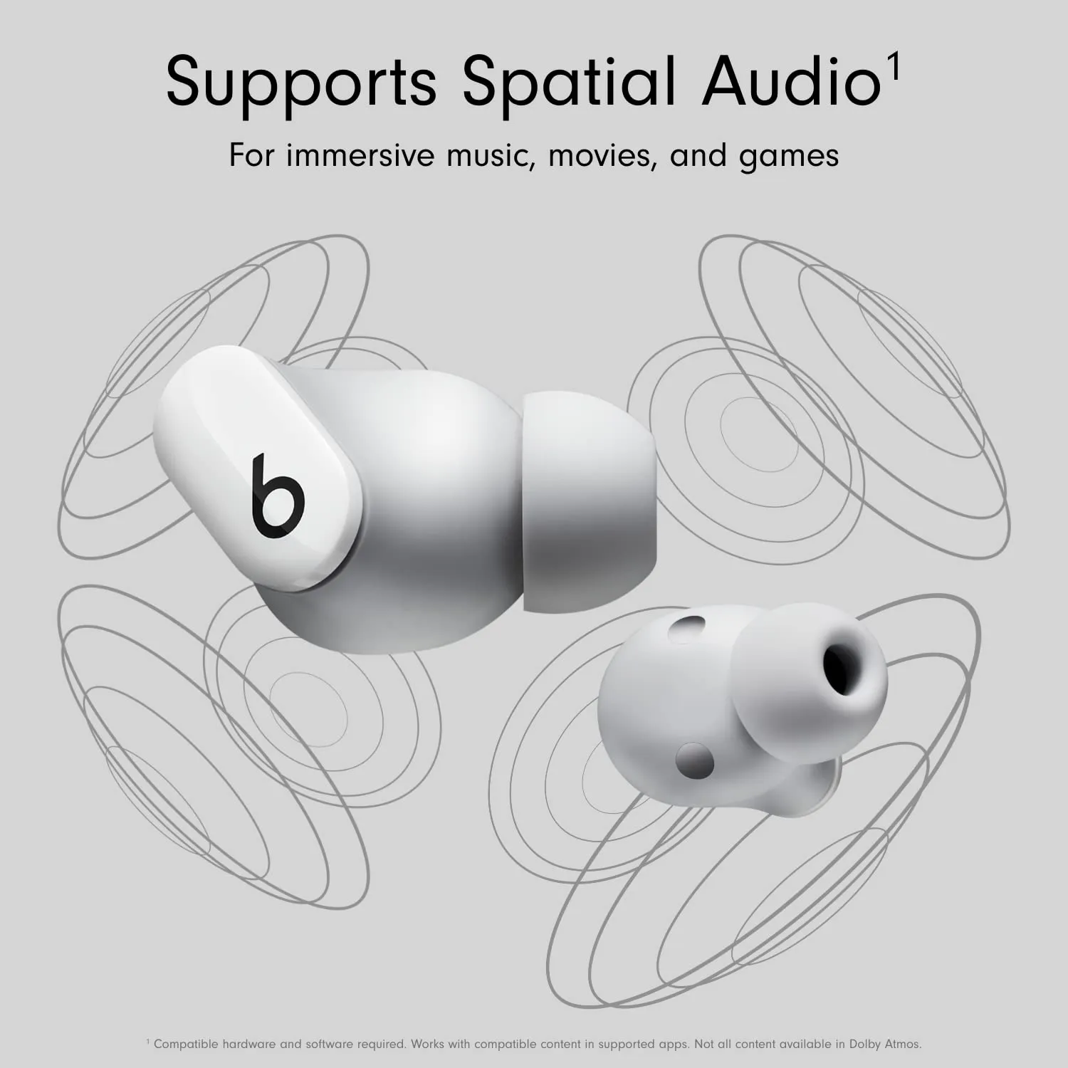 Beats Studio Buds with AppleCare  for Headphones (2 Years) - White