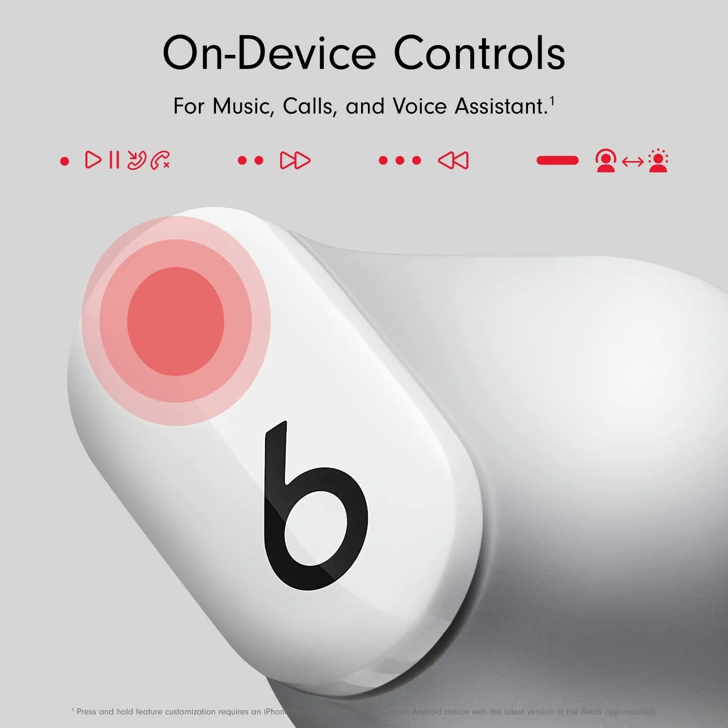 Beats Studio Buds with AppleCare  for Headphones (2 Years) - White