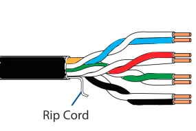 Belden 8308 8/22 Low Capacitance Computer Cable for EIA RS-232 100FT