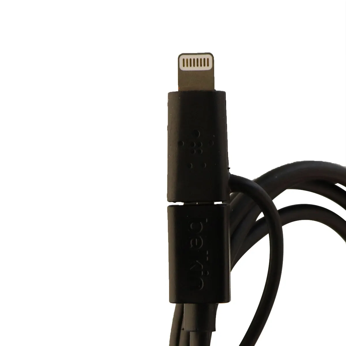 Belkin (3-Ft) Micro-USB and Lightning 8-Pin Switch Tip USB Cable - Black