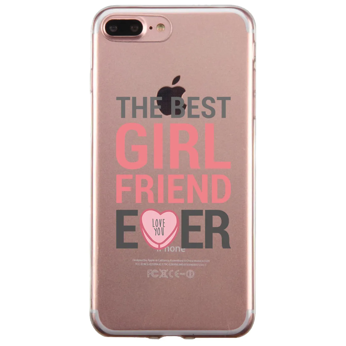 Best BF GF Ever Couple Matching Phone Cases Cute Valentine's Day