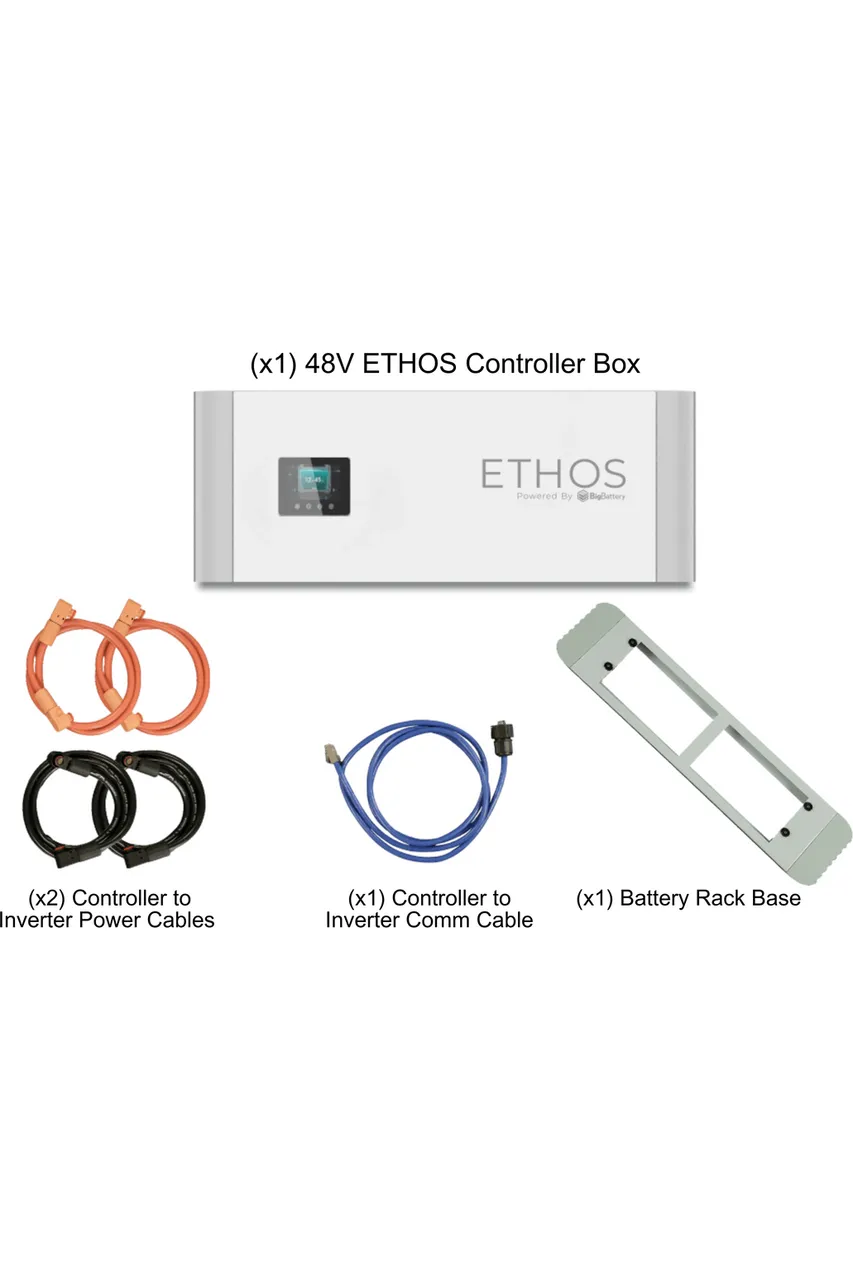 BigBattery | ETHOS Battery EG4-18Kpv Bundle - Indoor & Outdoor Energy System | 12kW Output Total w/ 10.2kWh to 30.7kWh [BNDL-B0004]