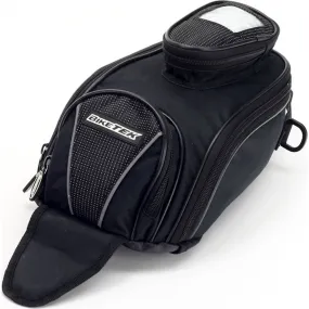 BikeTek Mini Tank Bag With Phone Pouch Black