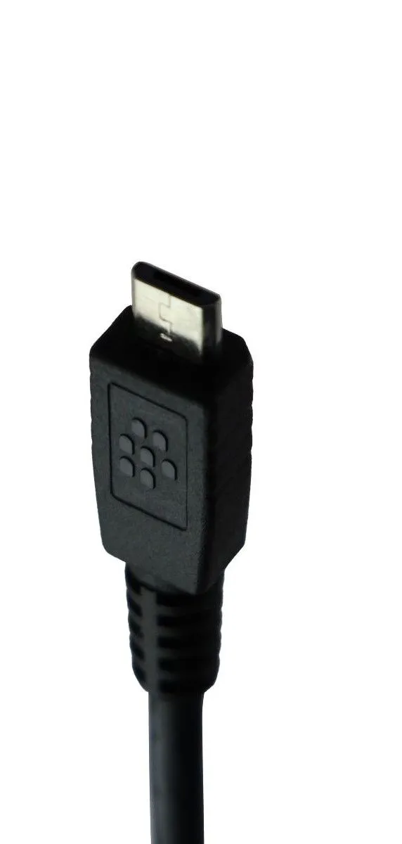 BlackBerry (1.2m/4-Ft) Micro-USB to USB Charge/Sync Cable Black (HDW-62449-002)