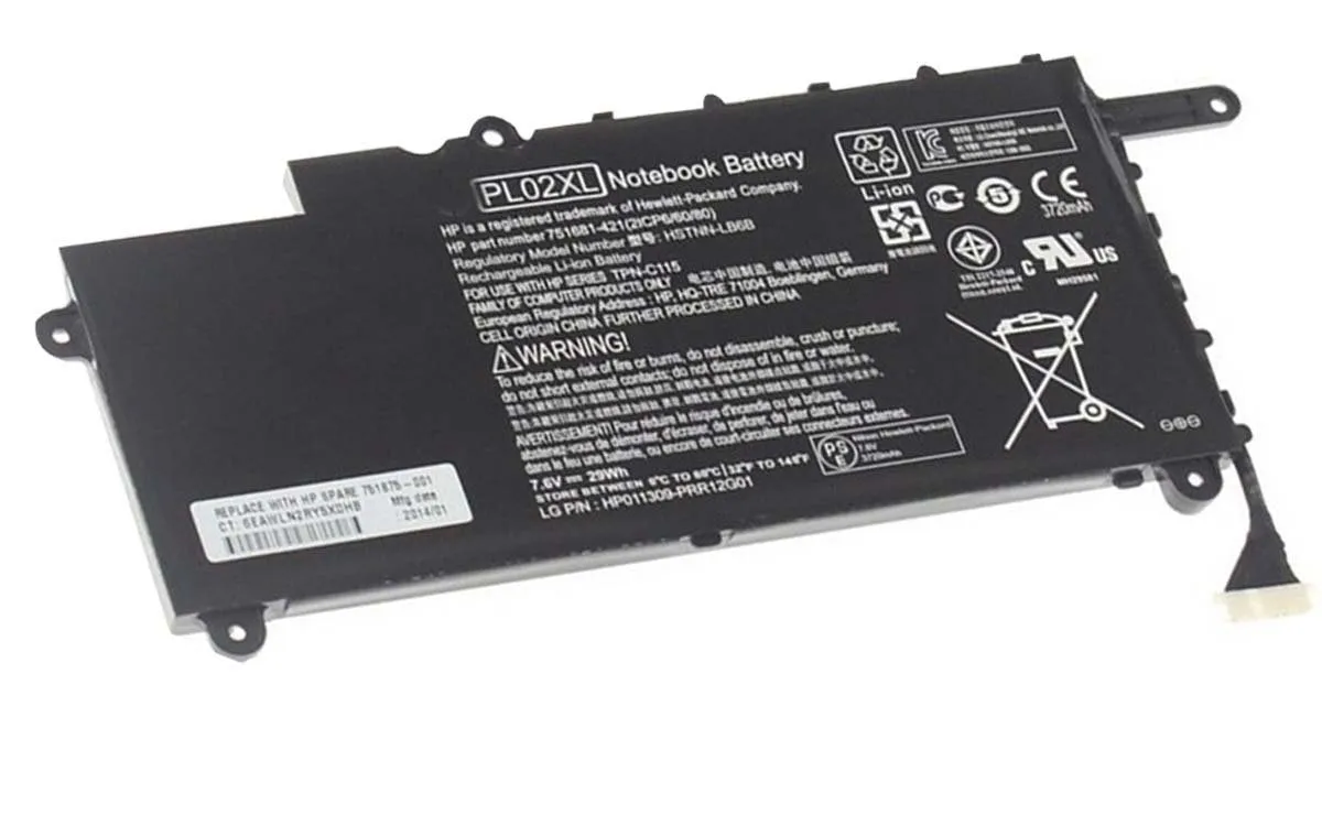 BTExpert?« Laptop Battery for HP Pavilion X360 11-N010LA 11-N010TU 11-N011DX 11-N011LA 11-N011TU 11-N012DX 11-N012TU 29WH 7.6V