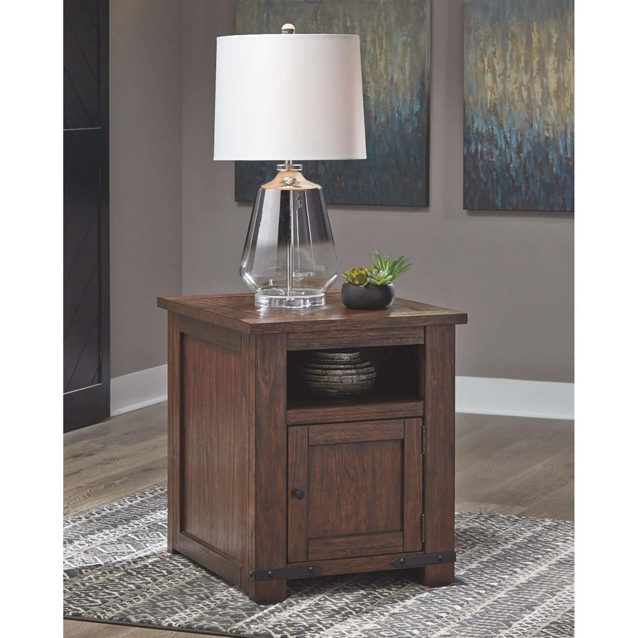 Budmore Rectangle End Table