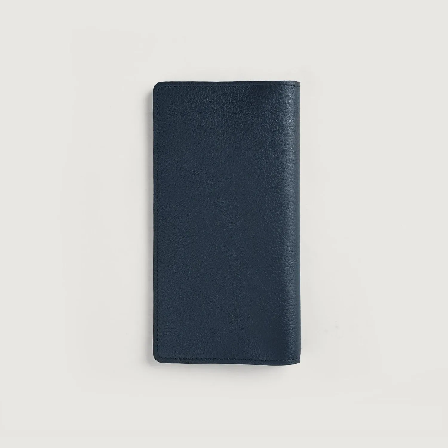 Cameron Blue Leather Long Wallet