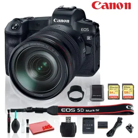 Canon EOS RP Mirrorless Digital Camera with RF 24-105 F4 L is USM Lens International Model Memory Bundle