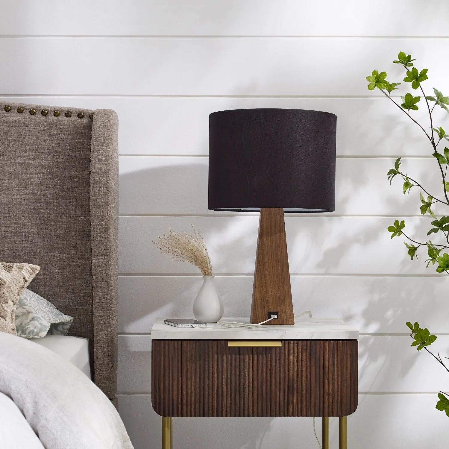 Carley Table Lamp with USB Port