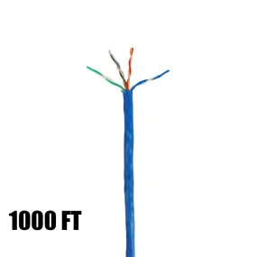 Cat 5E data cable 1000 ft box SIG-96263-46-06 (blue)