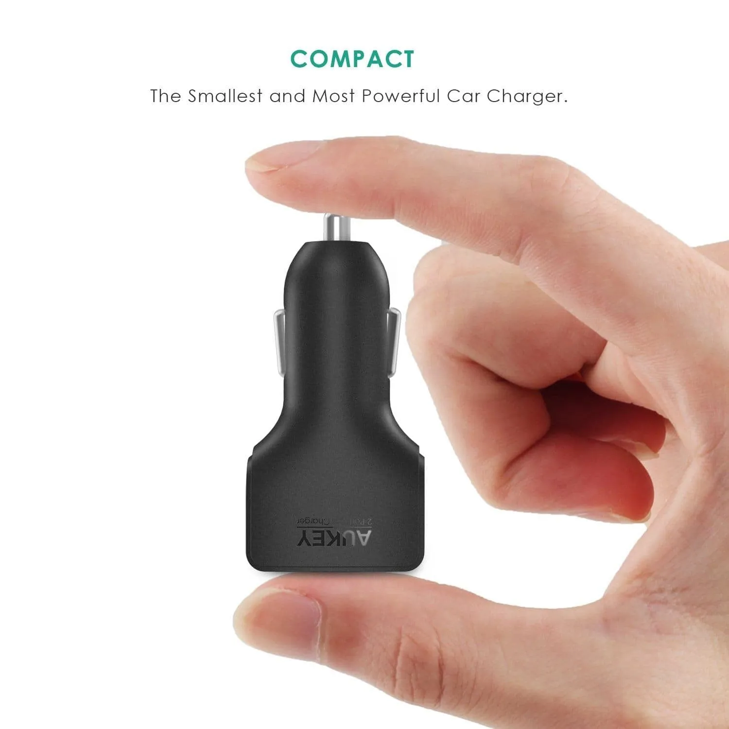 CC-S3 24W 4.8A Compact Dual Port Car Charger with AiPower