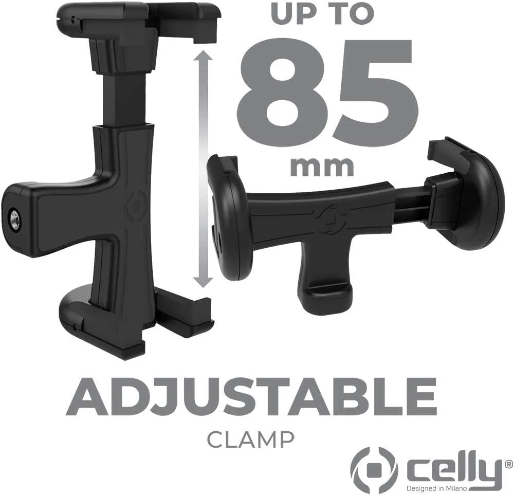 Celly Nano Tri Tripod Holder Black - CLICKNANOTRIBK