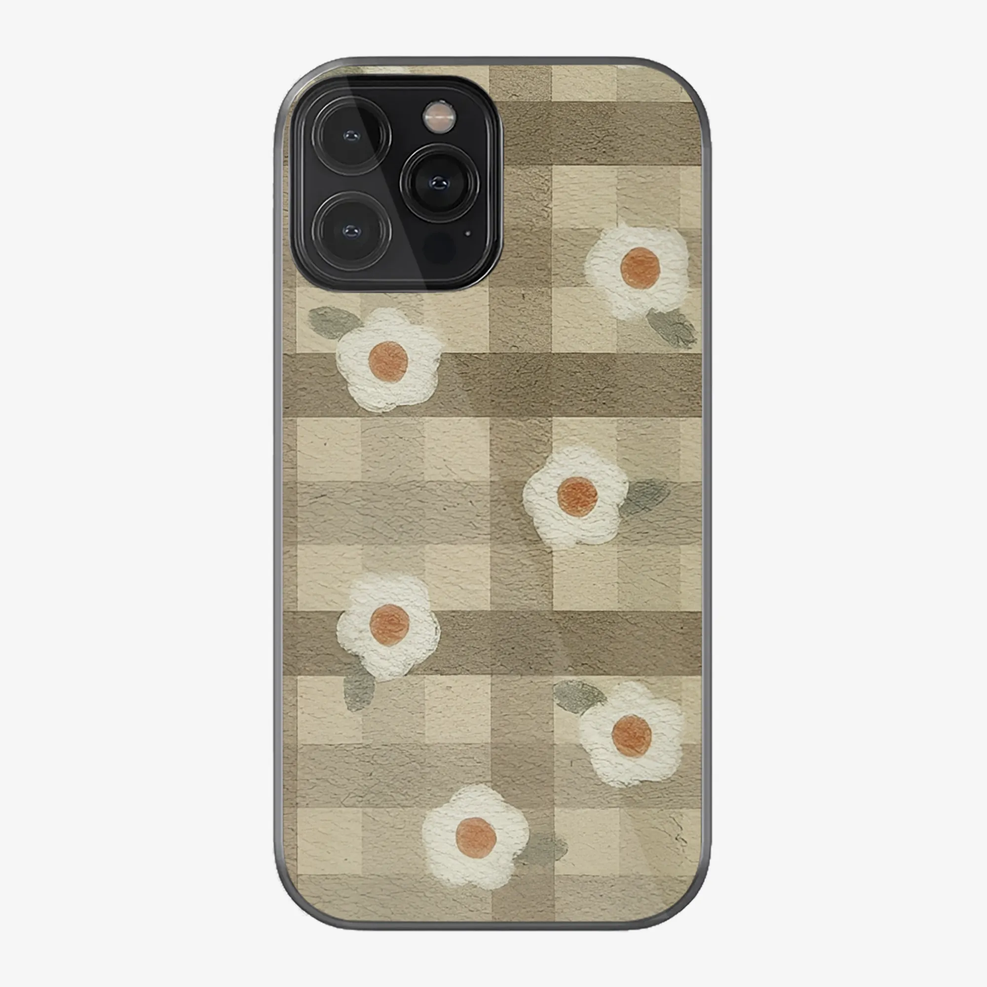 Checkered Flower Case