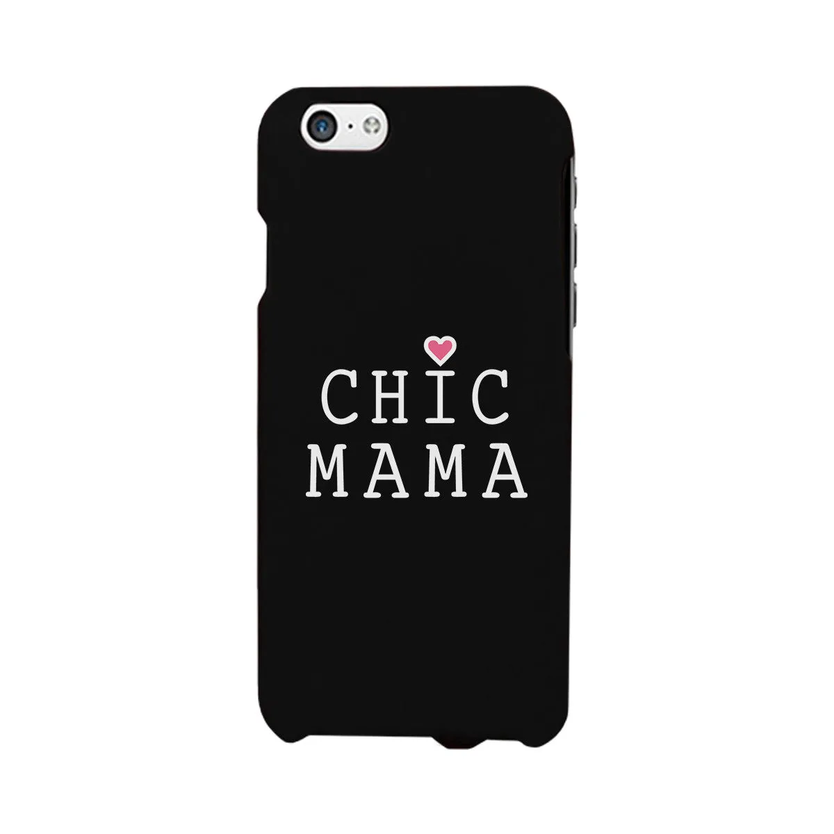 Chic Mama Black Phone Case Lovely Design Gifts For Mothers Day