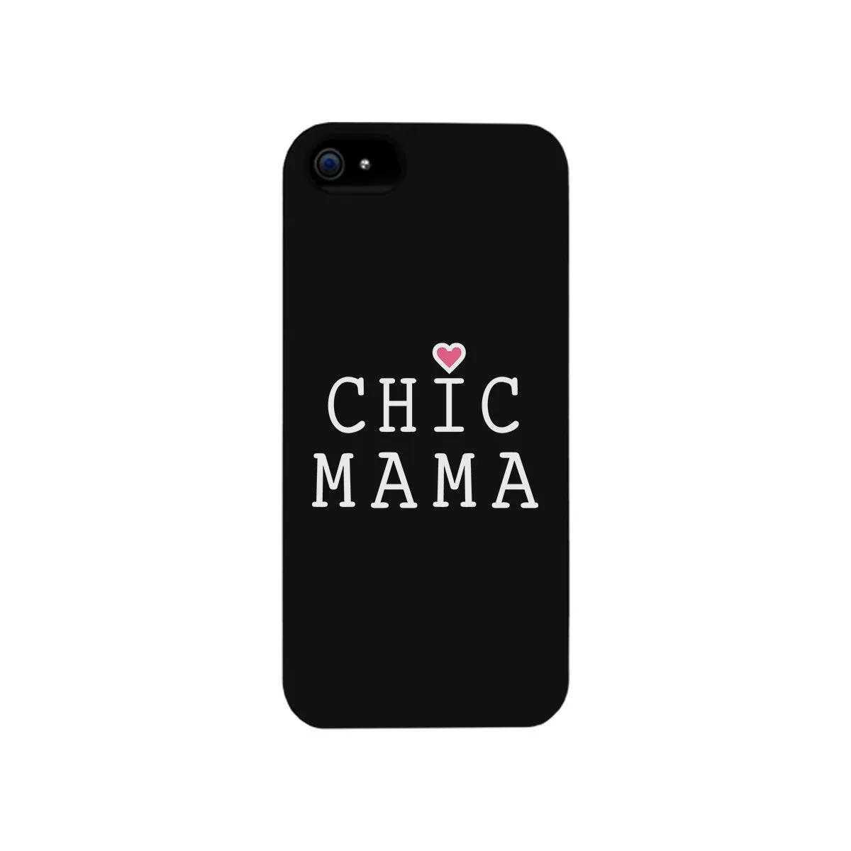 Chic Mama Black Phone Case Lovely Design Gifts For Mothers Day