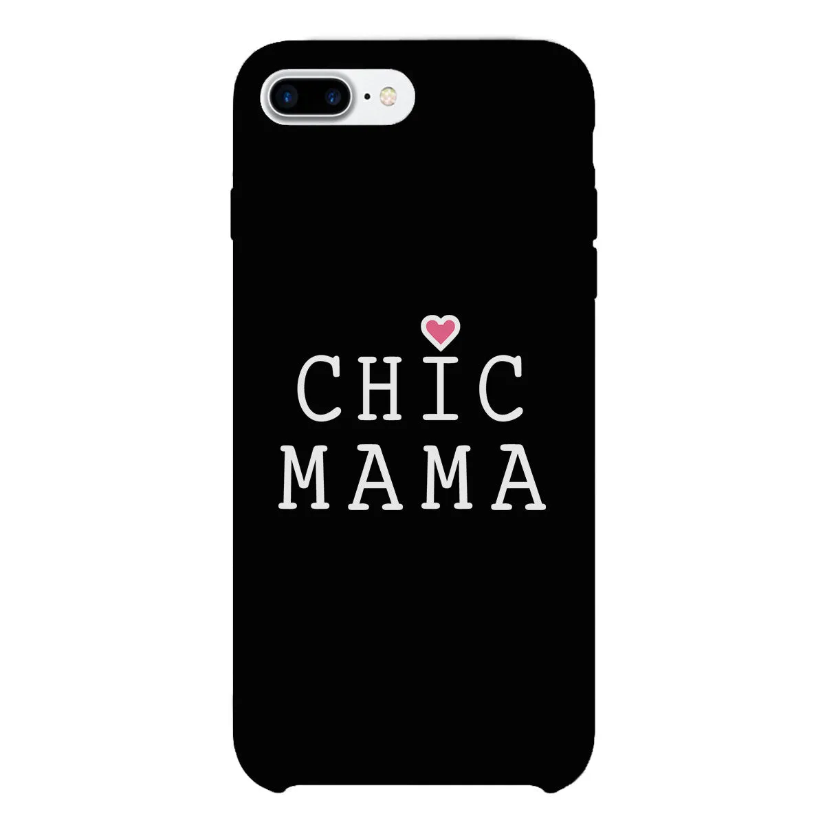 Chic Mama Black Phone Case Lovely Design Gifts For Mothers Day