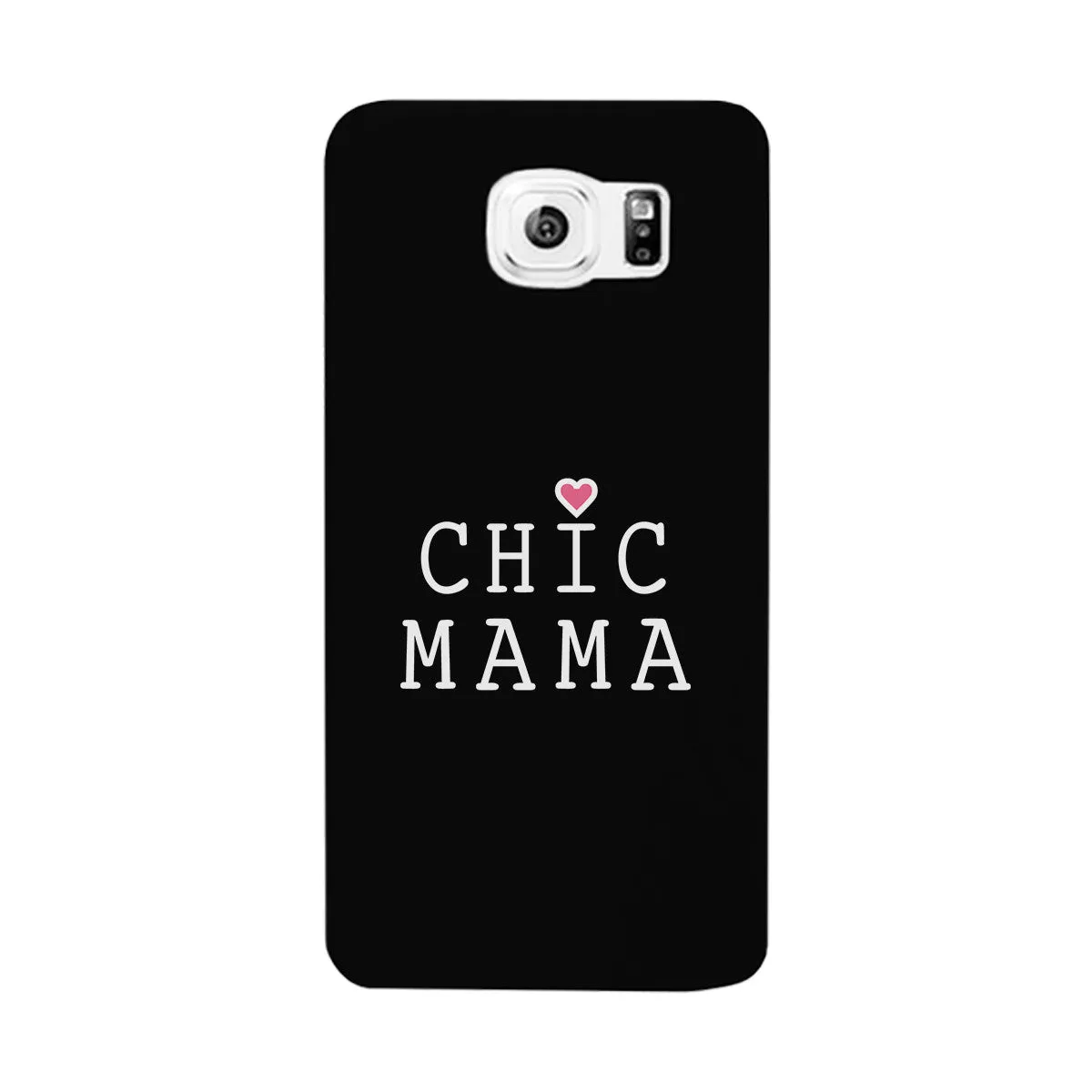 Chic Mama Black Phone Case Lovely Design Gifts For Mothers Day