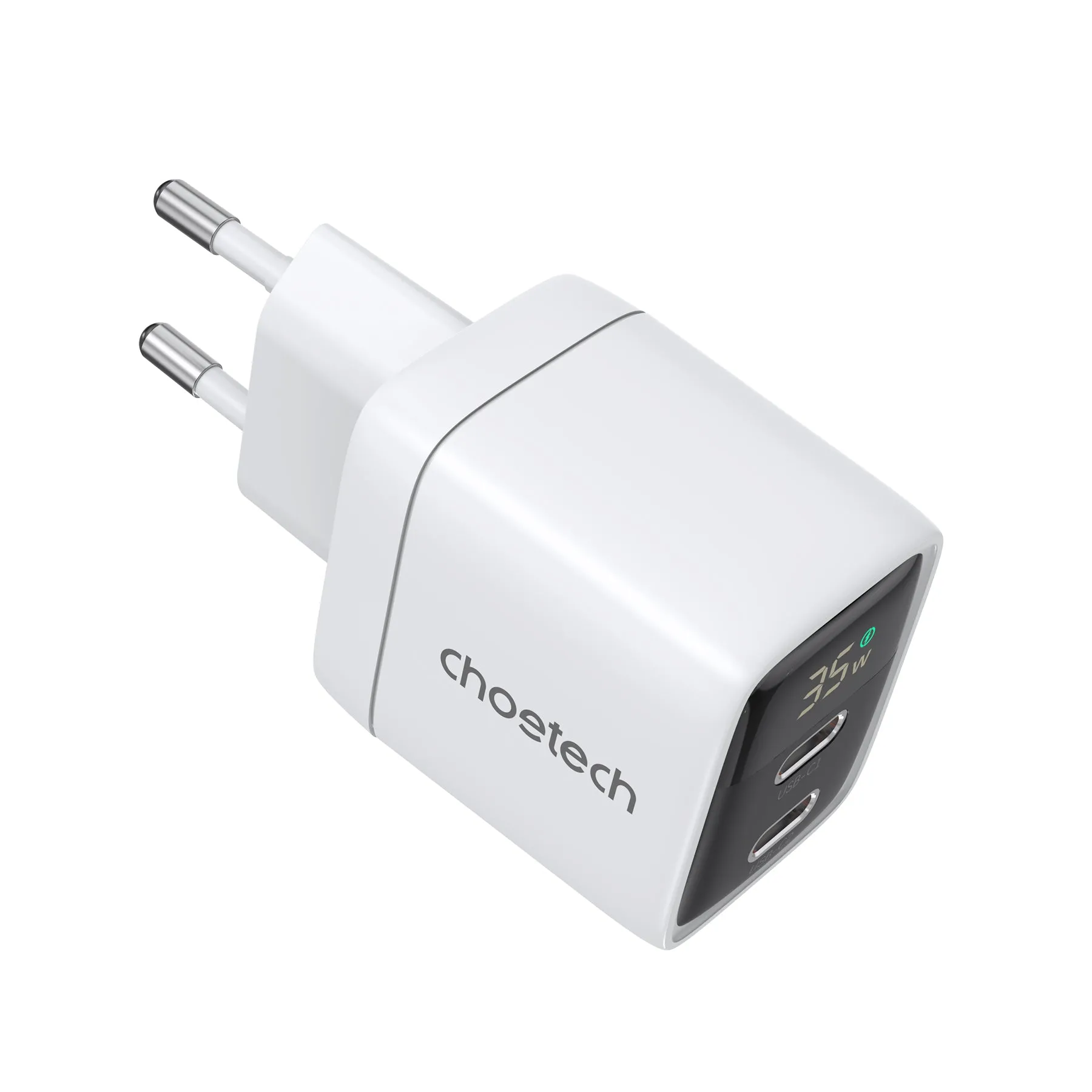 Choetech Pd 35W Wall Charger Fast Charger Usb-C White