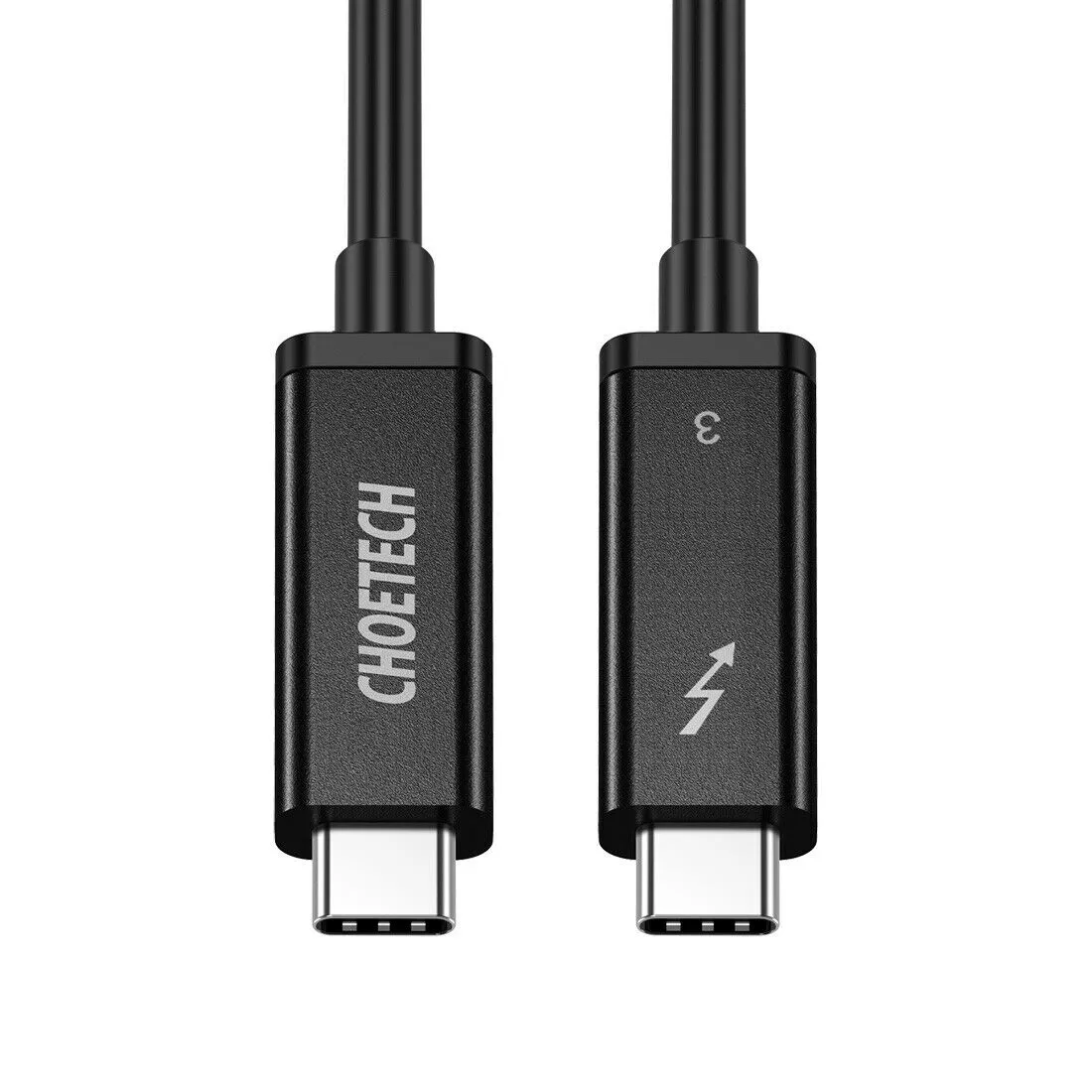 CHOETECH Thunderbolt 3 Certified Cable Active 40Gbps/100W Support 6K XDR Display