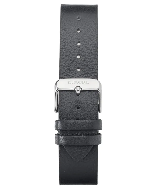 Christian Paul 43mm Leather Watch Band