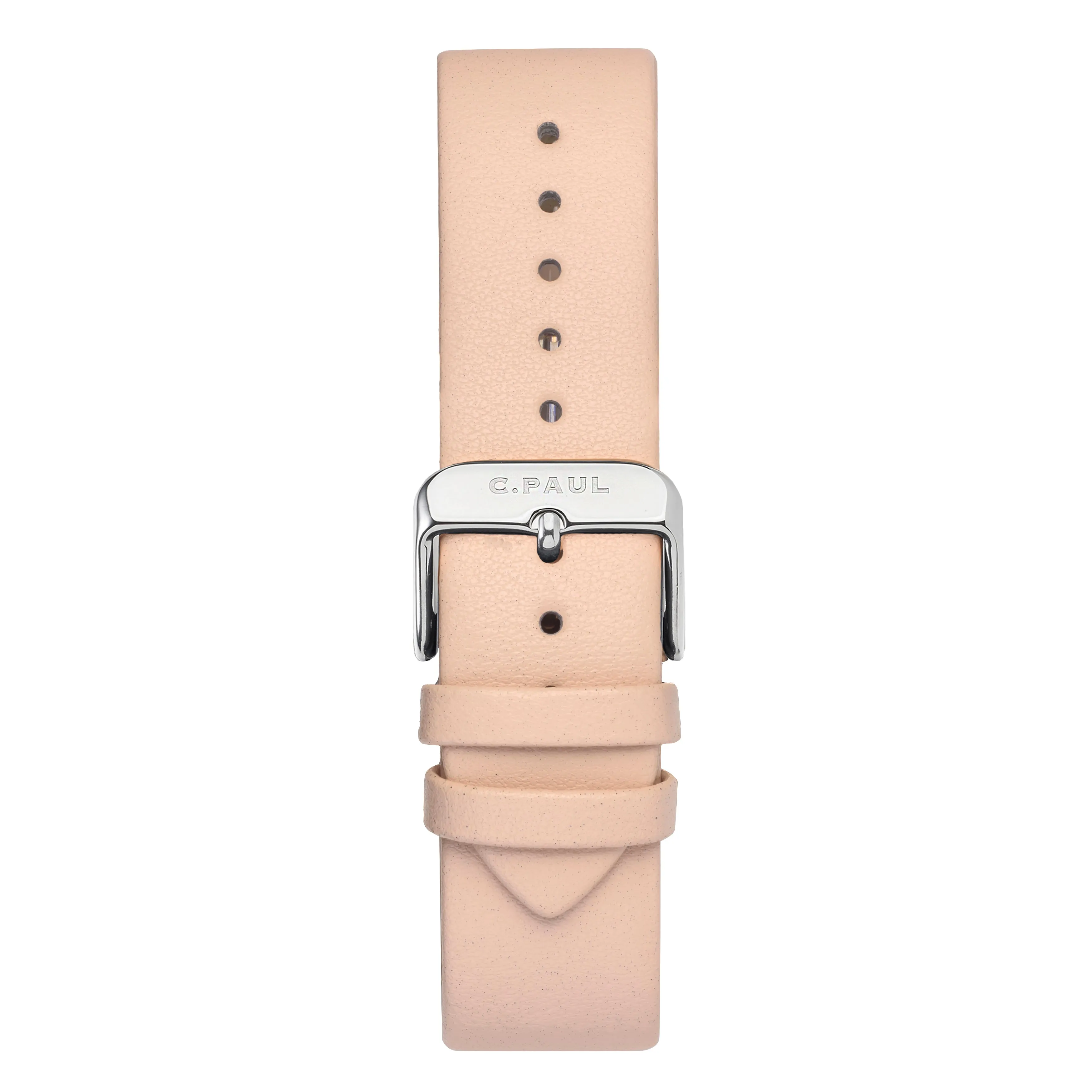 Christian Paul 43mm Leather Watch Band