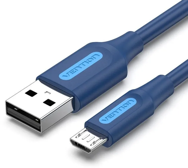 [CLEARANCE] Vention USB 2.0 A Male to Micro-B Male 2A (COL) 480Mbps Cable  (Available in Different Lengths)