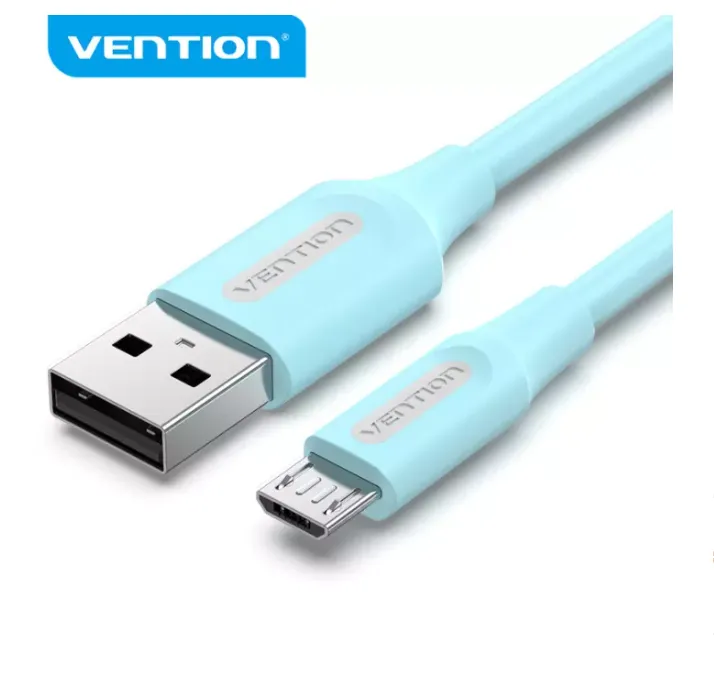 [CLEARANCE] Vention USB 2.0 A Male to Micro-B Male 2A (COL) 480Mbps Cable  (Available in Different Lengths)