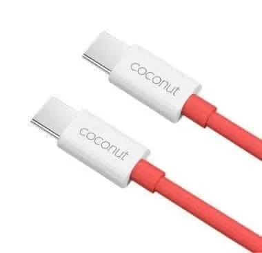 Coconut C15 Dash/Warp - USB C to Type C Cable - 1M (Coconut)