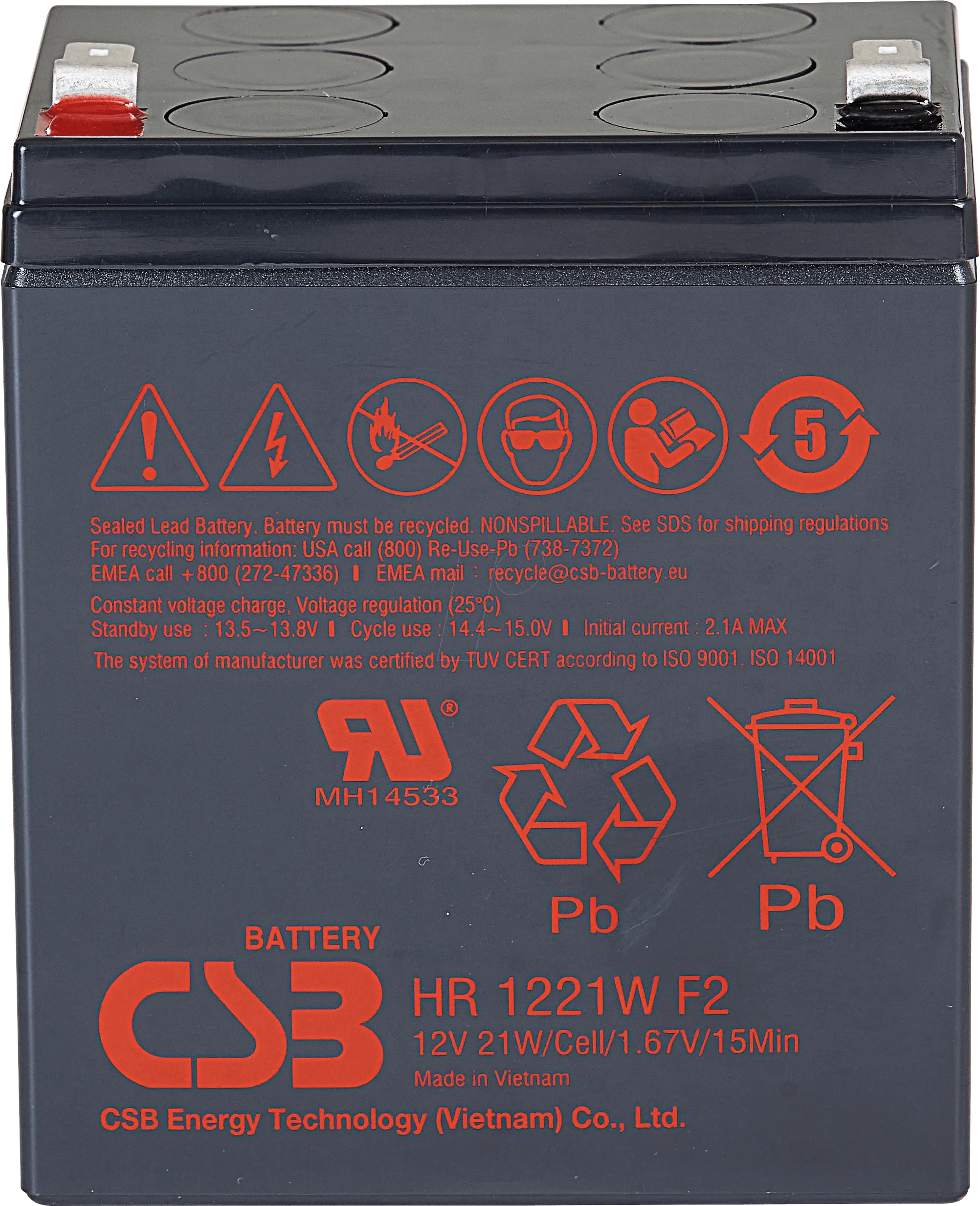 COMPAQ 347211-001 UPS Batteries HR1221WF2X14-COMPAQ-347211-001