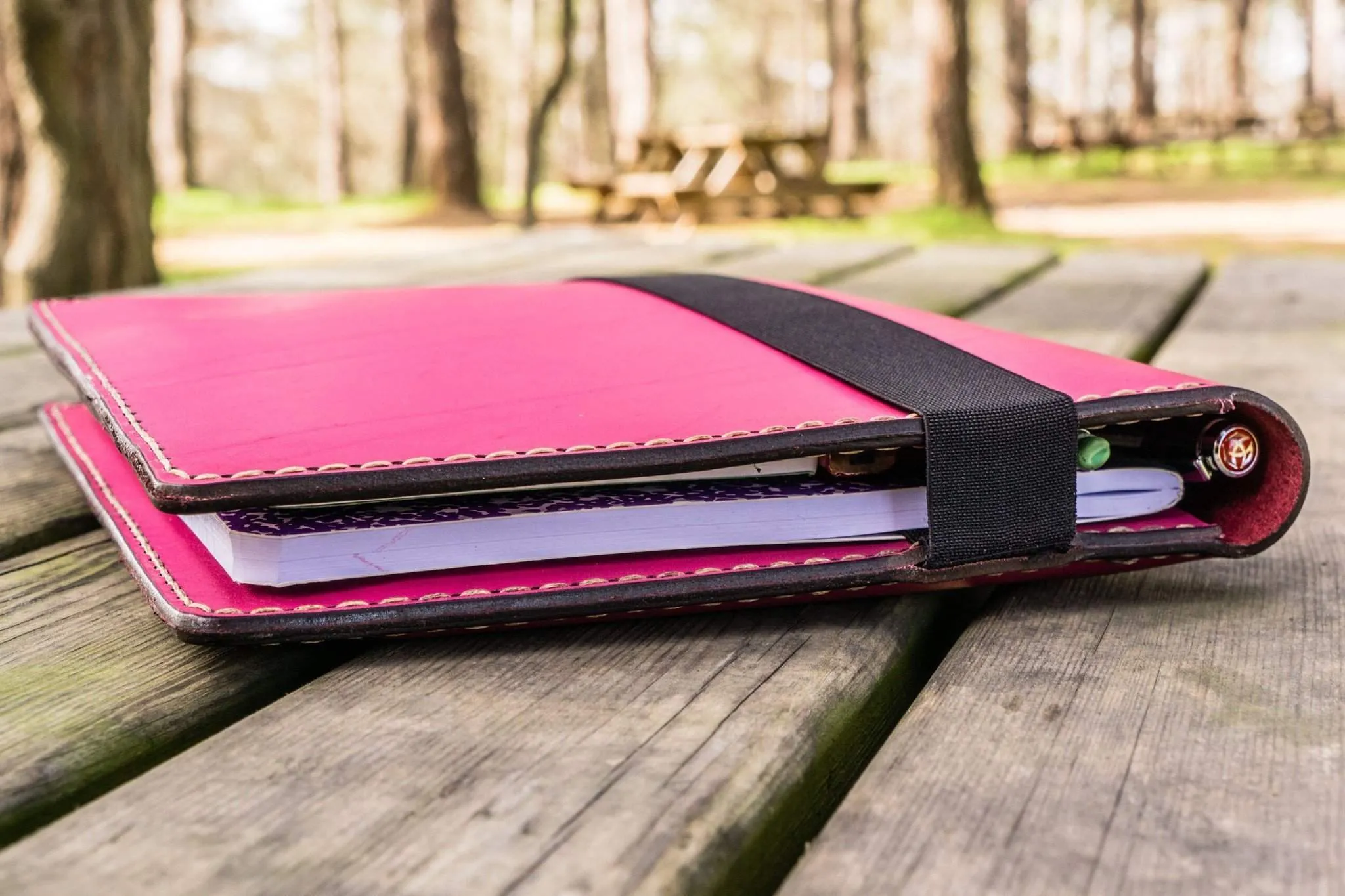 Composition Notebook Cover With iPad Air/Pro Pocket - Pink