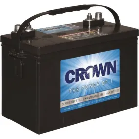 Crown Group 27 Sealed AGM Battery 12V *No Ship*