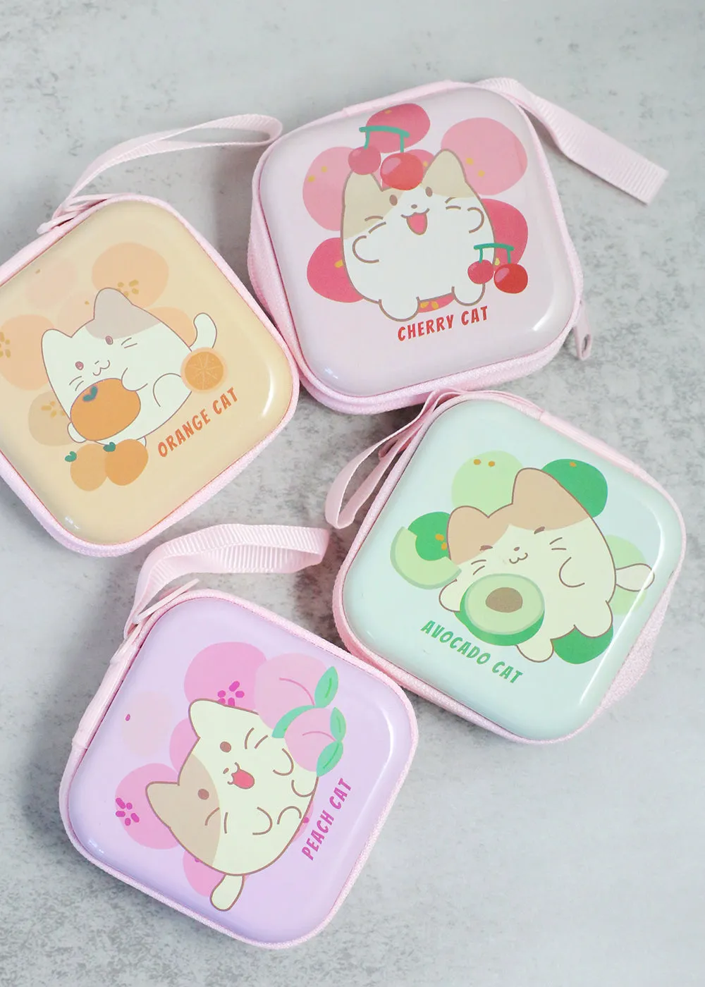 Cute Cat Tin Case