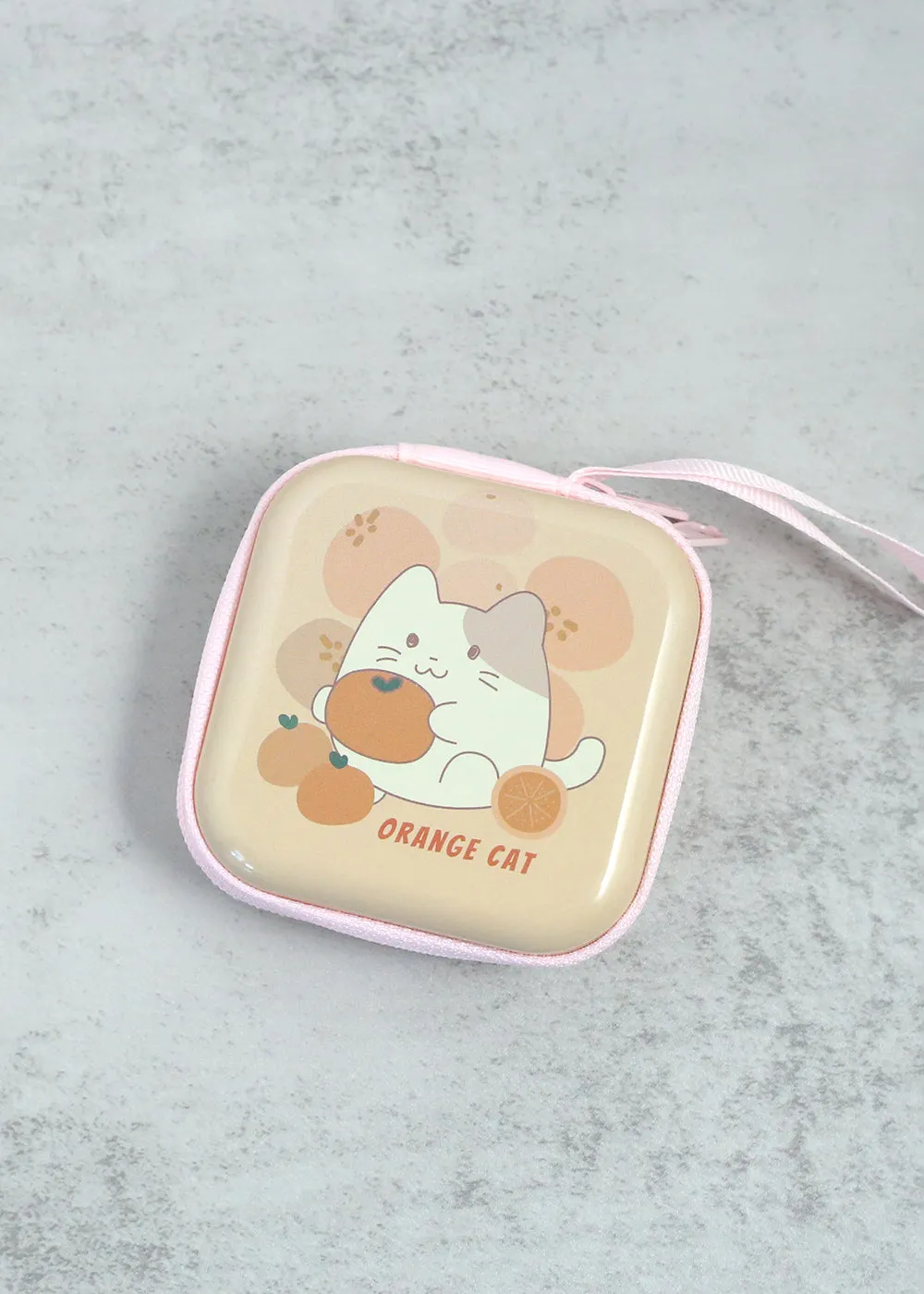 Cute Cat Tin Case