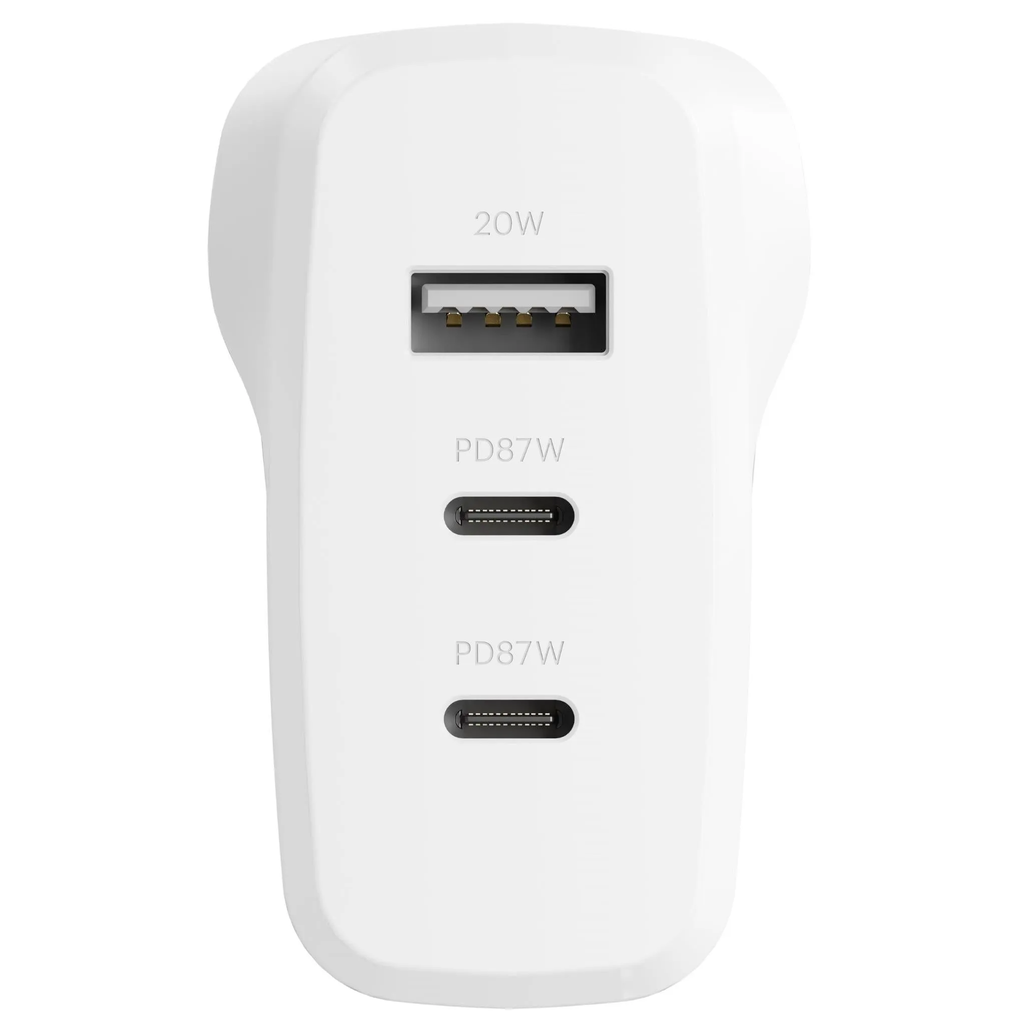 Cygnett PowerPlus 87W Multi Port Wall Charger (White)