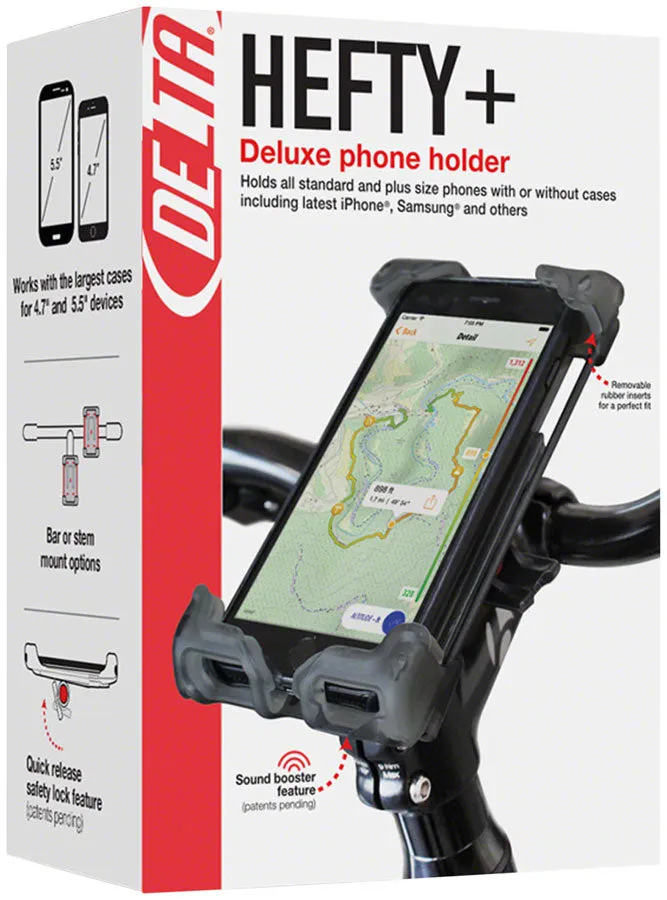 Delta Smartphone Caddy Blk Hefty  Holder