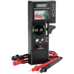 Draper Continuity Battery and Fuse Tester - 1.5V & 9V