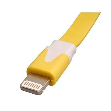 DSB® Flat Noodle USB A to 8-Pin Charging Sync Data Cable for iPhone5/5S/5C/6 iPad Air (3.3 Feet/1.0 Meter)