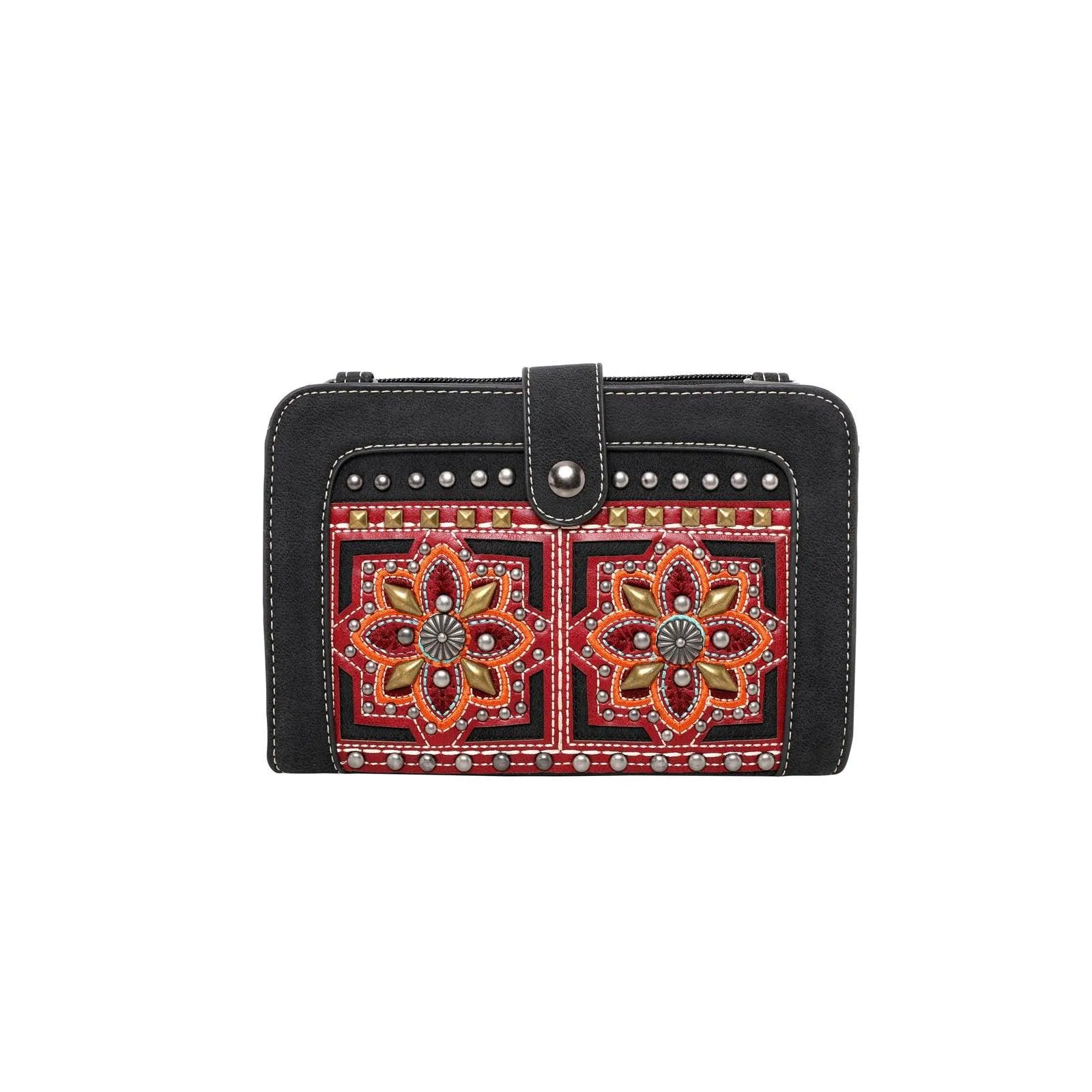 Embroidered Collection Phone Wallet/Crossbody/Organizer