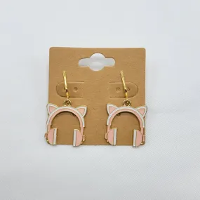 Enamel Clip On Earrings