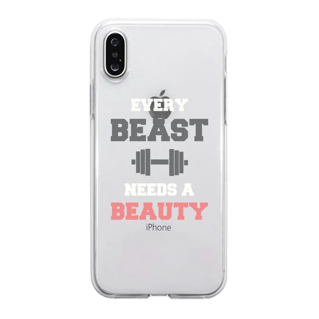 Every Beauty Beast Couple Matching Phone Cases Supportive Powerful