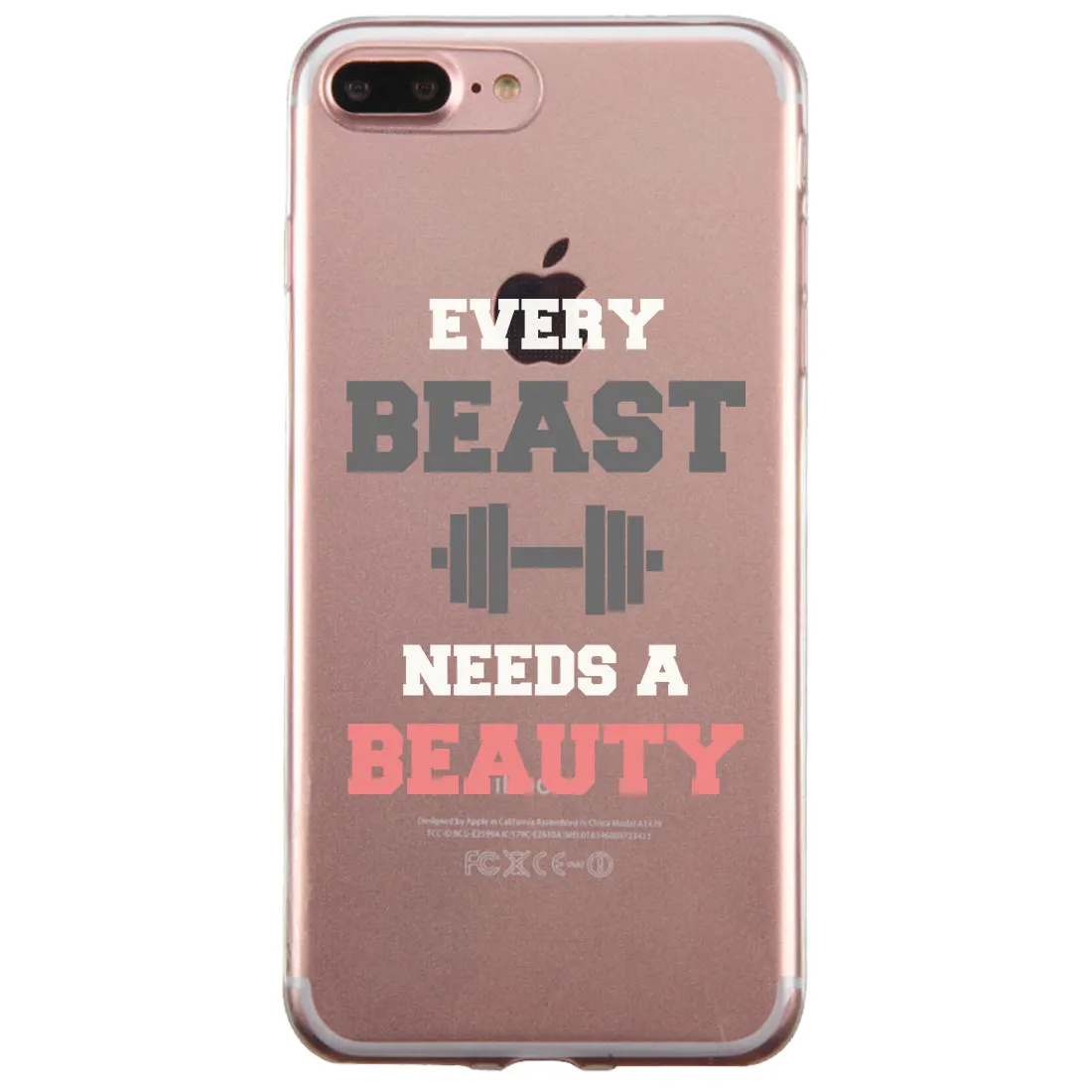 Every Beauty Beast Couple Matching Phone Cases Supportive Powerful