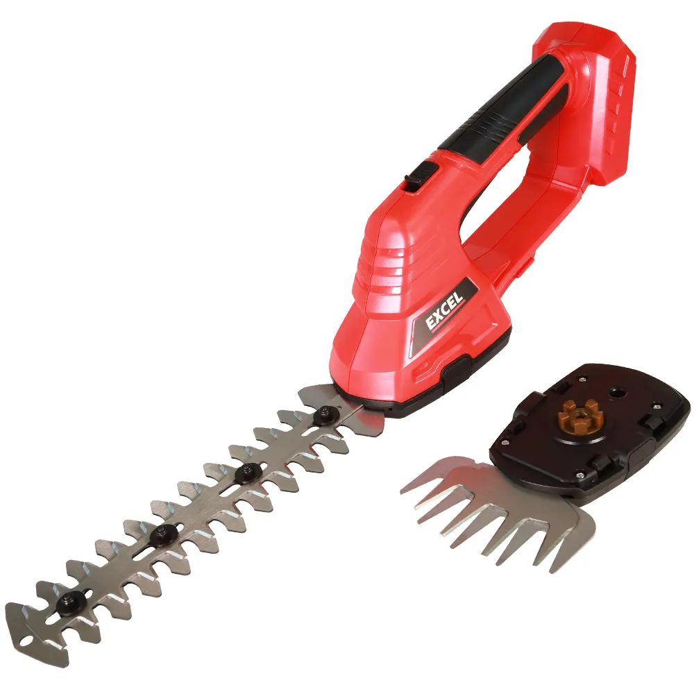 Excel 18V Hedge Trimmer Cutter & Grass Shear with 1 x 4.0Ah Battery & Fast Charger EXL5204