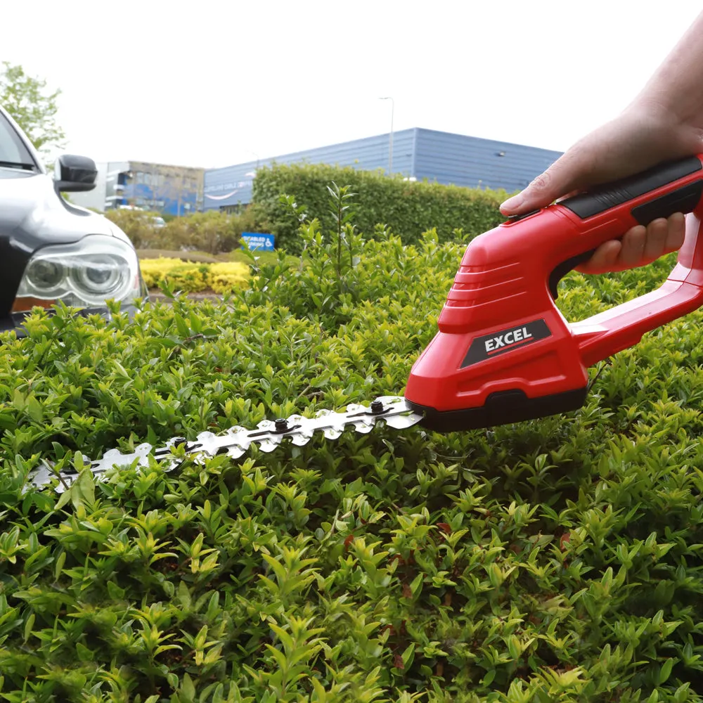 Excel 18V Hedge Trimmer Cutter & Grass Shear with 1 x 4.0Ah Battery & Fast Charger EXL5204