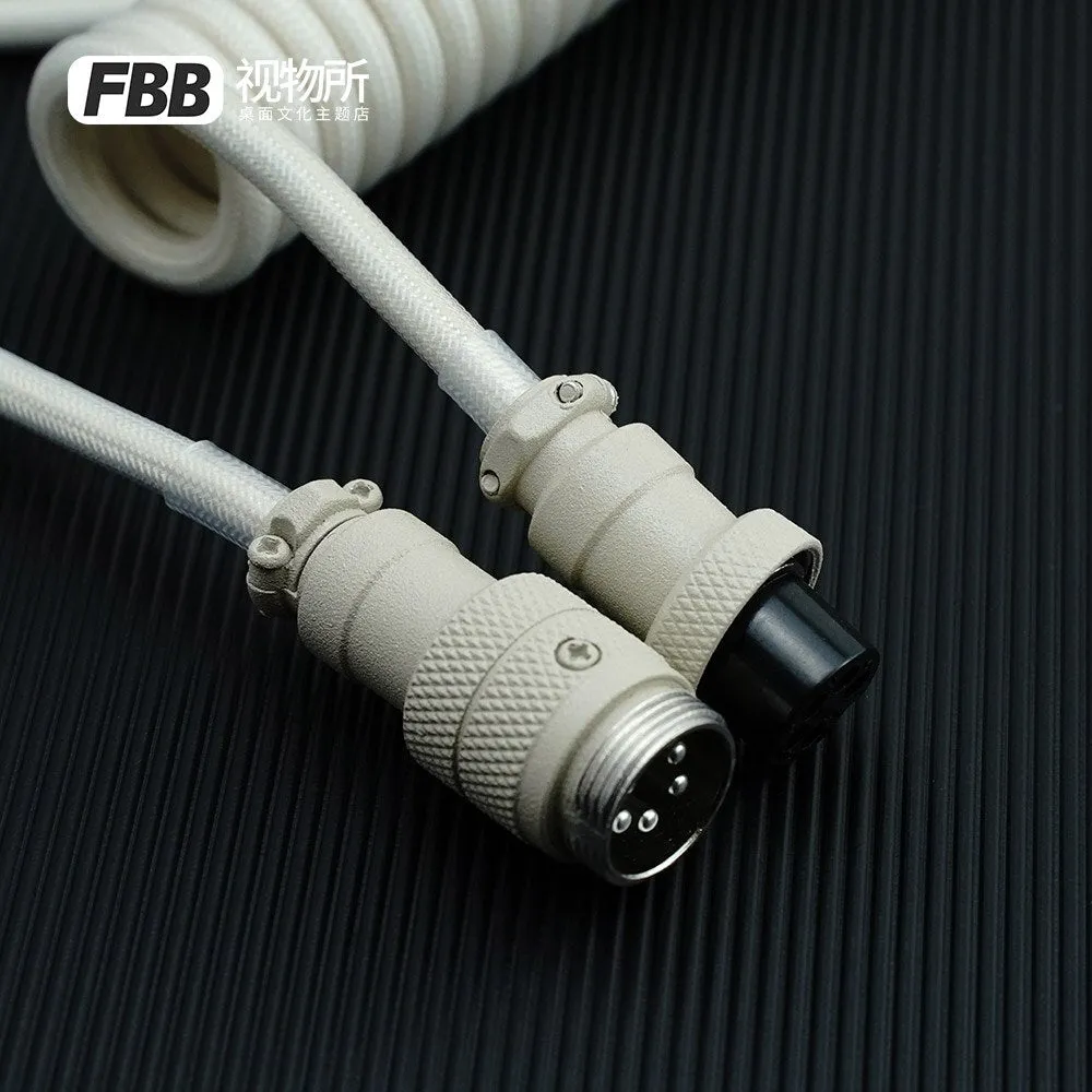 FBB GMK 9009 Custom Coiled Aviator Usb Cable