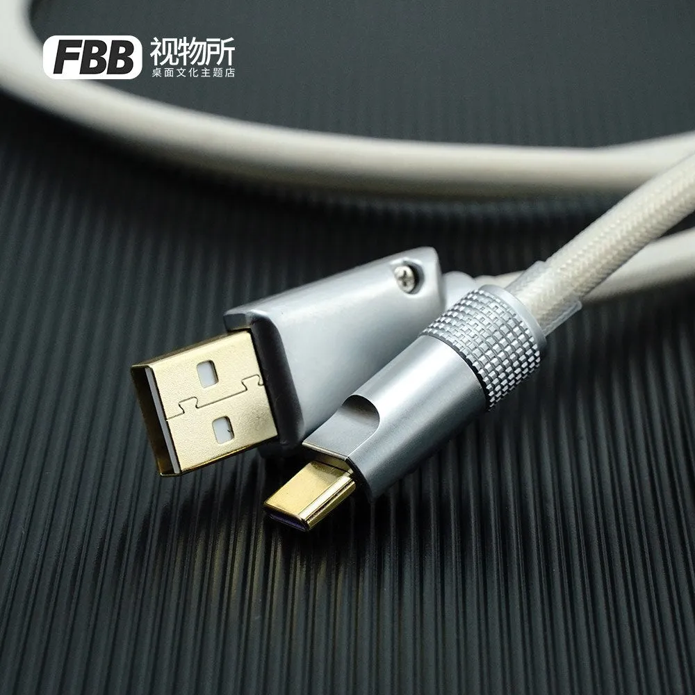 FBB GMK 9009 Custom Coiled Aviator Usb Cable