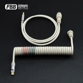 FBB GMK 9009 Custom Coiled Aviator Usb Cable