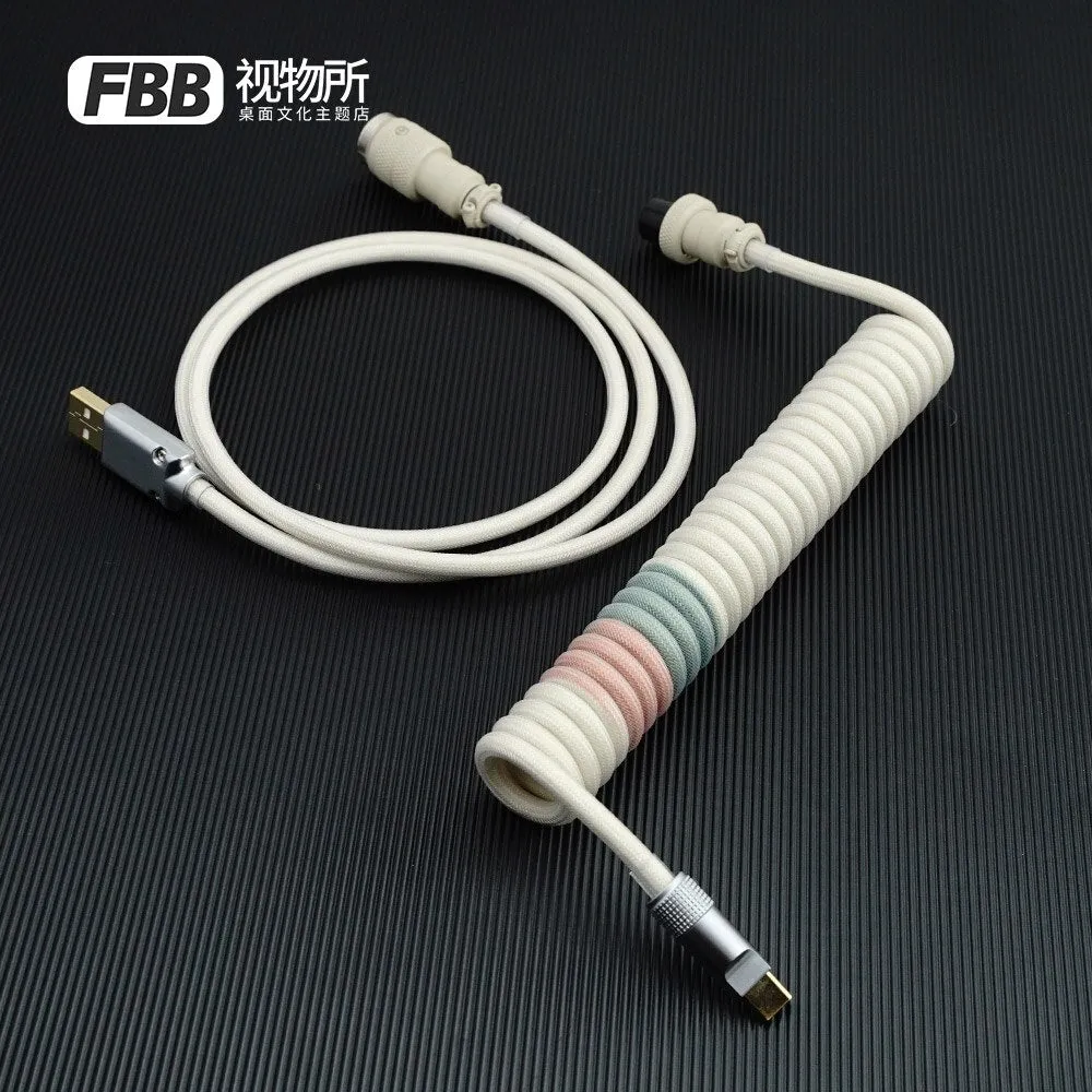 FBB GMK 9009 Custom Coiled Aviator Usb Cable