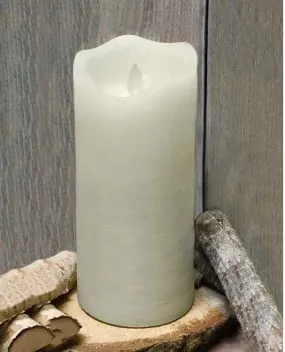 Flameless Candle Ivory 3"x8"