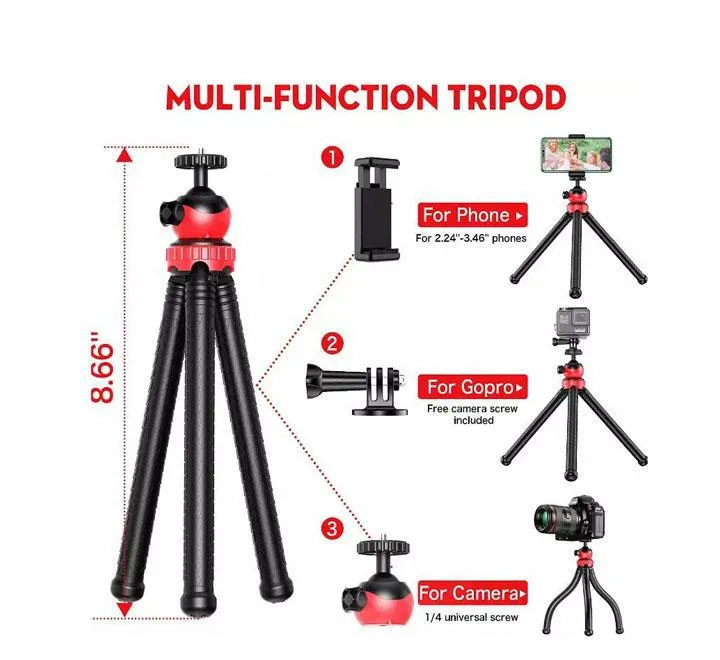 Flexible Mobile & Camera Tripod