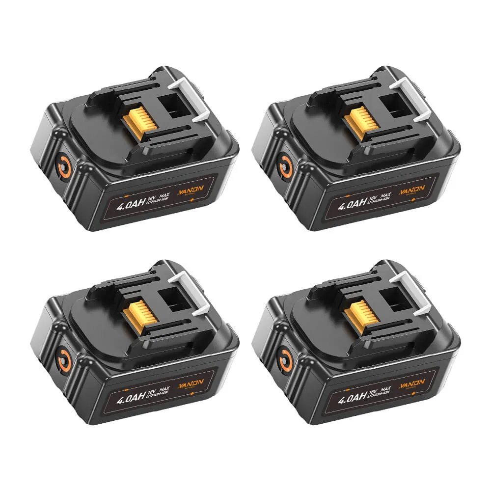 For Makita 18V Battery 4Ah Replacement | BL1840B Li-ion Battery 4 Pack